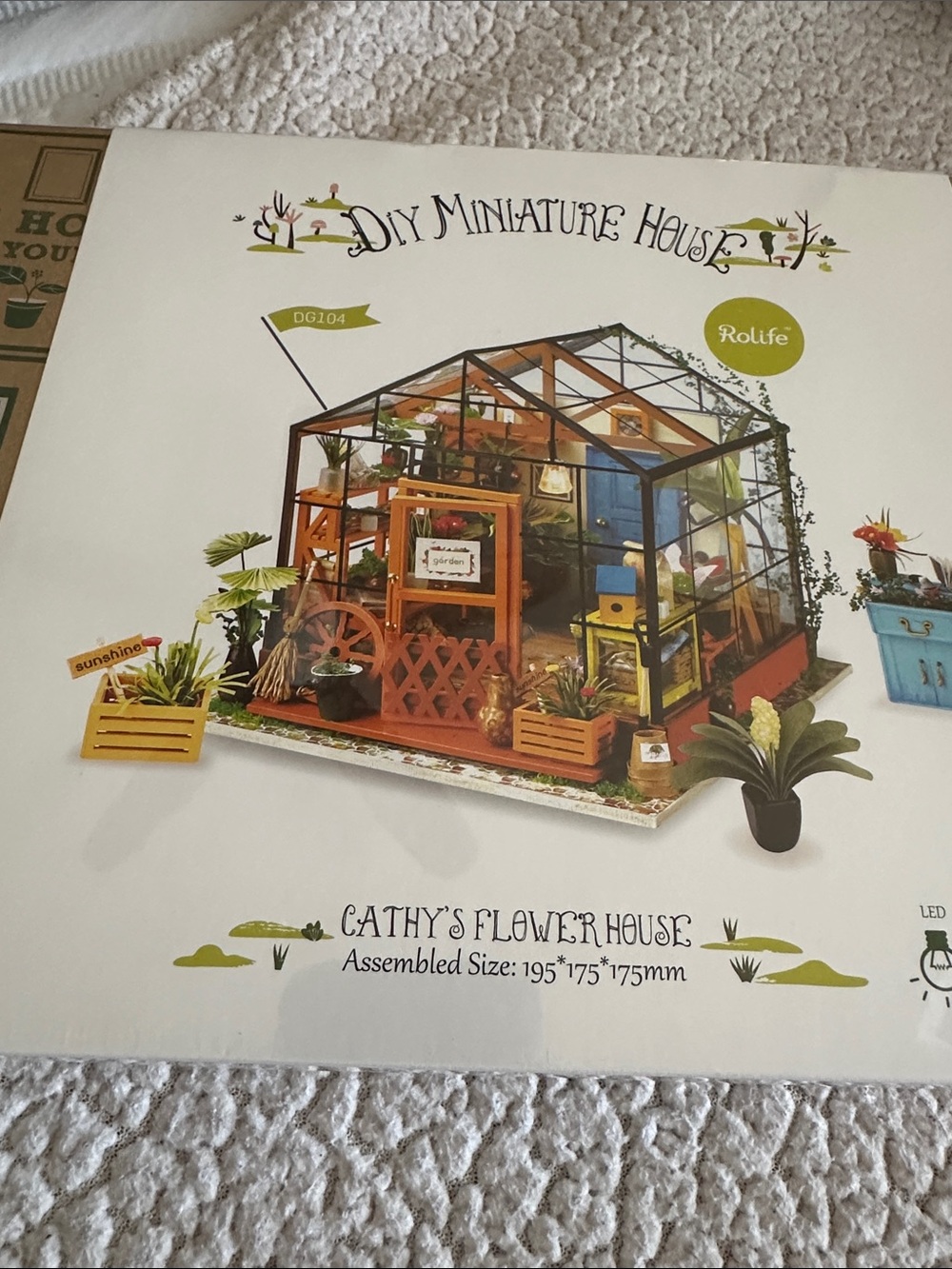 DIY House Miniature House. Cathy’s Flower House